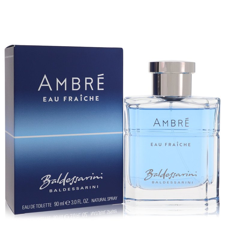 Baldessarini Ambre Eau Fraiche par Hugo Boss Eau de Toilette Spray 3 oz pour hommes