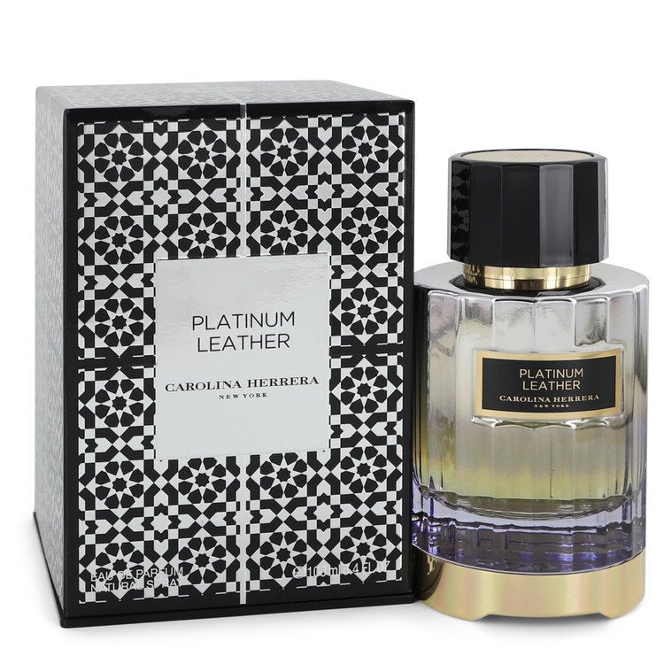 Platinum Leather Eau De Parfum Spray Unissexo 3.4 Oz Carolina Herrera