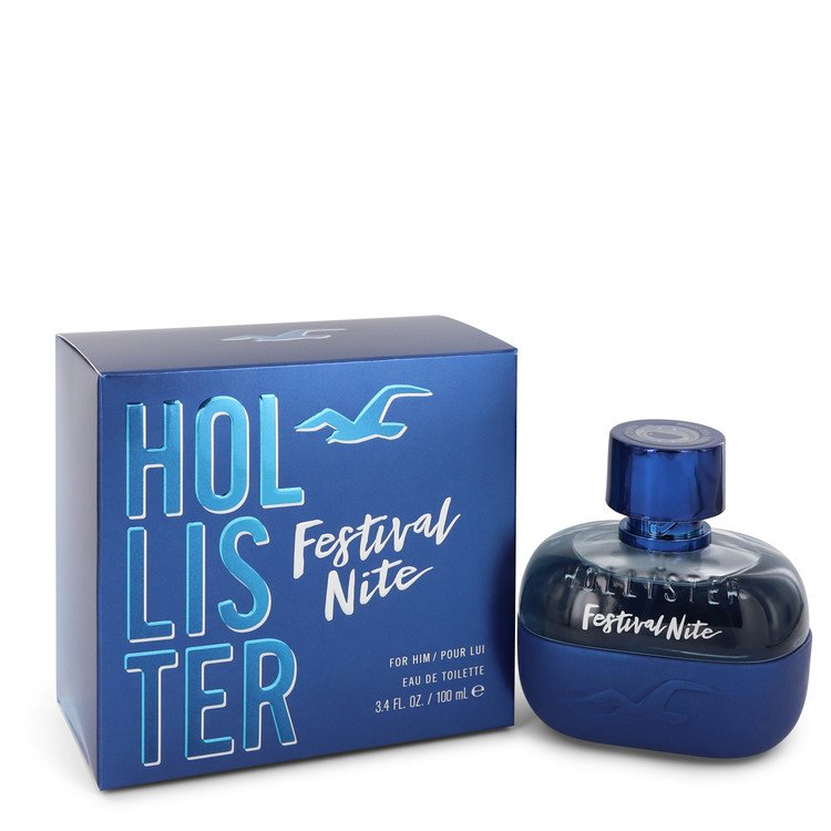 Hollister Festival Nite de Hollister Eau De Toilette Spray 3.4 oz para hombres