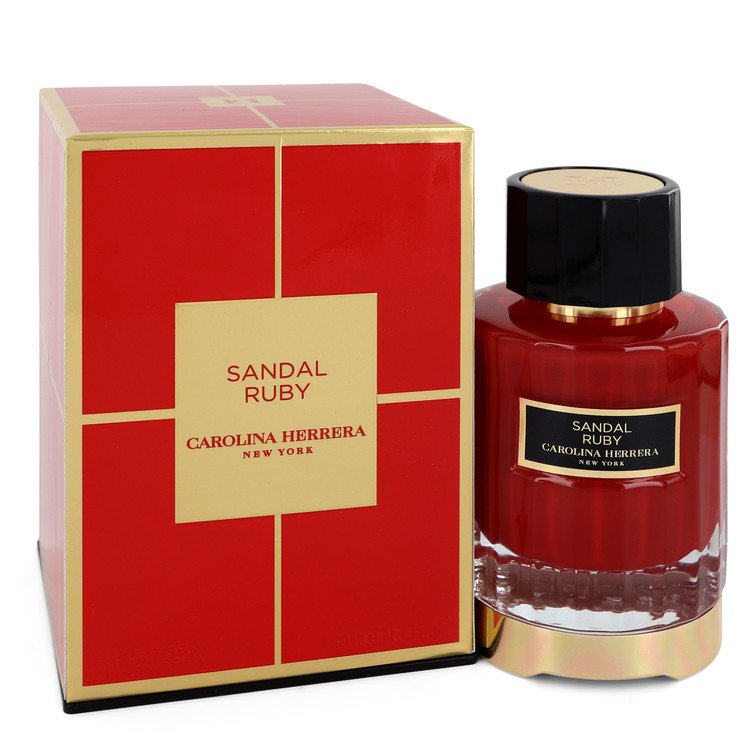 Sandal Ruby da Carolina Herrera Eau De Parfum Spray (unissex) 3,4 onças para mulheres