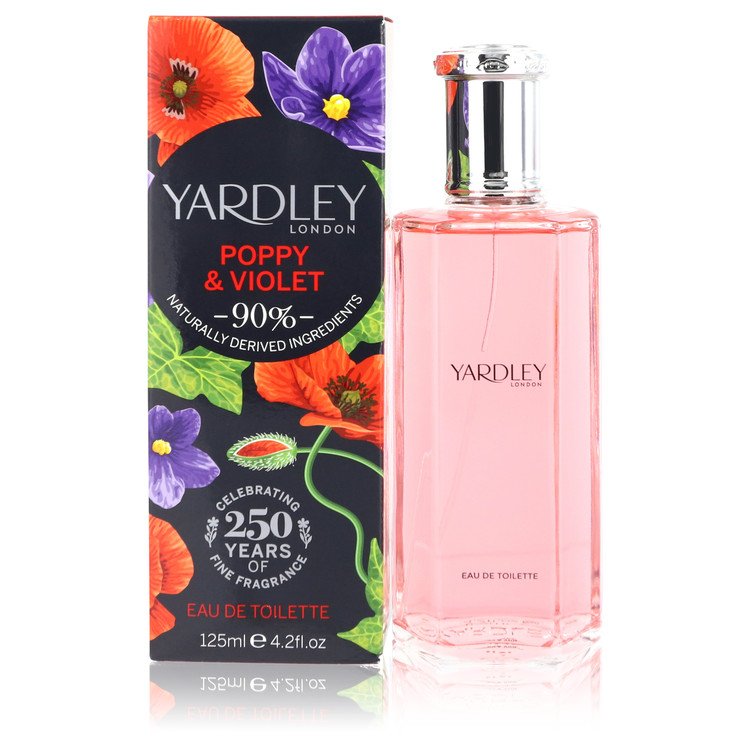 Yardley Poppy & Violet par Yardley London Eau De Toilette Spray 4,2 oz pour femmes