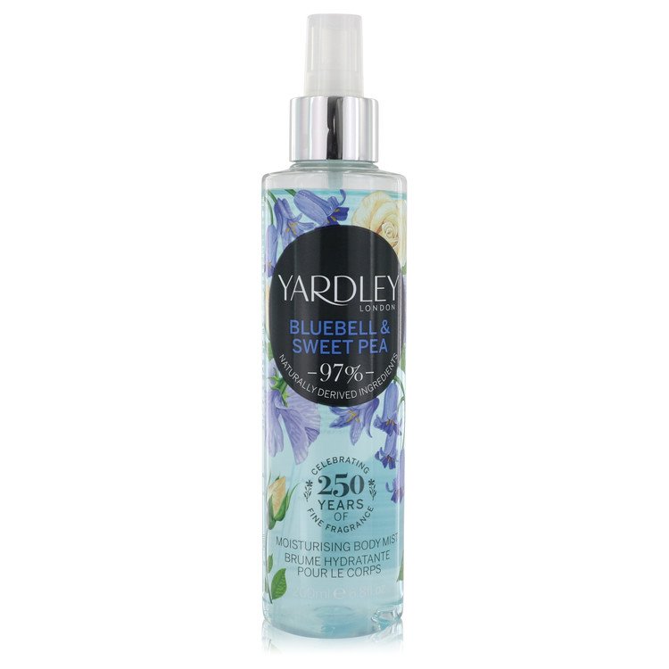 Yardley Bluebell & Sweet Pea von Yardley London Feuchtigkeitsspendender Körpernebel 6,8 oz für Frauen