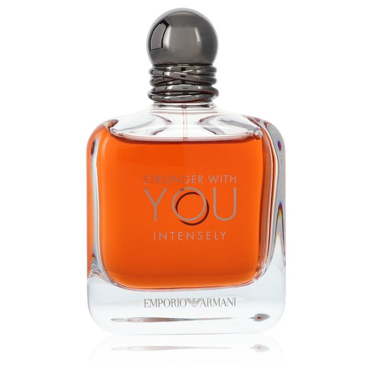 Stronger With You Intensamente por Giorgio Armani Eau De Parfum Spray Sem Caixa 3.4 oz para Homens