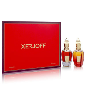 Подарочный набор Shooting Stars Amber Gold & Rose Gold от Xerjoff — EDP 1,7 унции цвета Amber Gold + EDP 1,7 унции цвета Rose Gold для женщин