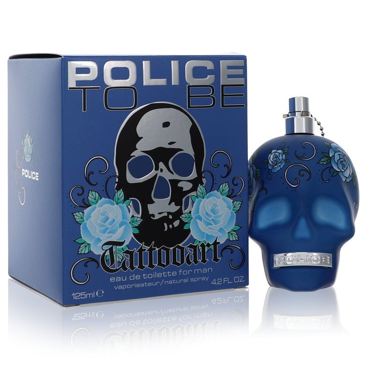 Police To Be Tattoo Art de Police Colonias Eau De Toilette Spray 4.2 oz para hombres