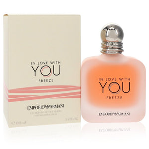 In Love With You Freeze de Giorgio Armani Eau De Parfum Spray de 3,4 onças para mulheres