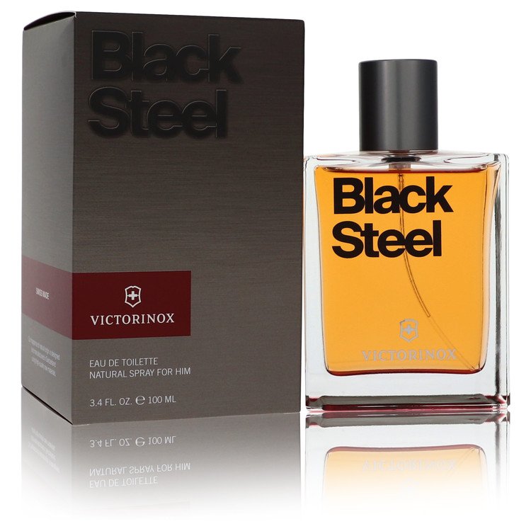 Victorinox Black Steel von Victorinox Eau de Toilette Spray 3,4 oz für Männer