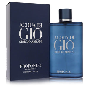 Acqua Di Gio Profondo de Giorgio Armani Eau De Parfum Spray 6,7 oz pentru bărbați