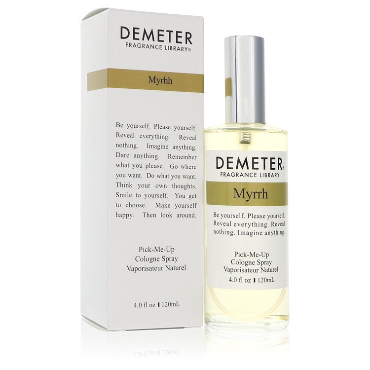 Demeter Myrhh par Demeter Cologne Spray (Unisexe) 4 oz pour femmes