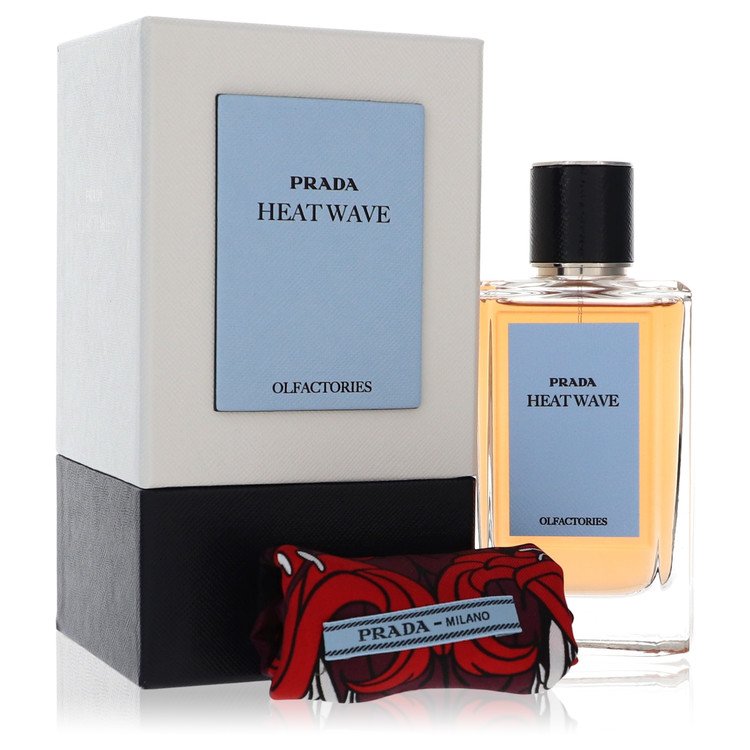 Prada Olfactories Heat Wave від Prada Eau De Parfum Spray з подарунковим пакетом (унісекс) 3,4 унції 3,4 унції Eau de Parfum Spray + подарунковий пакет для чоловіків