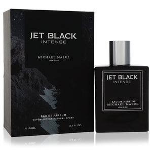 Jet Black Intense de Michael Malul Eau De Parfum Spray 3,4 onças para homens