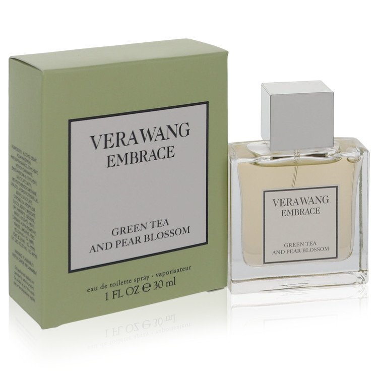 Vera Wang Embrace Thé Vert et Fleur de Poirier par Vera Wang Vaporisateur Eau de Toilette 1 oz pour femmes