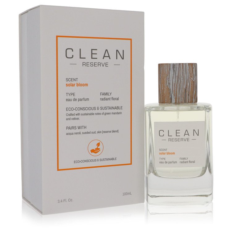 Clean Reserve Solar Bloom por Clean Eau De Parfum Spray (Unisex) 3.4 oz para Mujeres