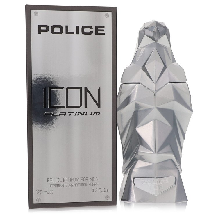 Police Icon Platinum de Police Colognes Eau De Parfum Spray 4.2 oz para hombres