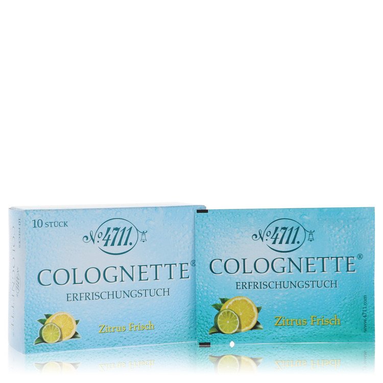 4711 Colognette Limón Refrescante de 4711 Caja de 10 Pañuelos Refrescantes -- para Hombres