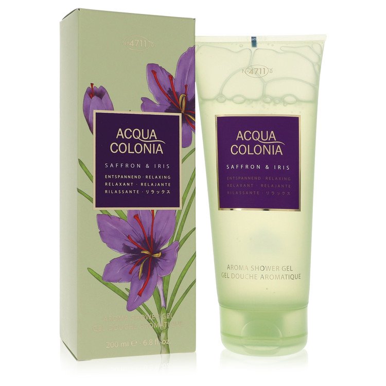 Gel de ducha 4711 Acqua Colonia Azafrán e Iris 6.8 oz para mujeres