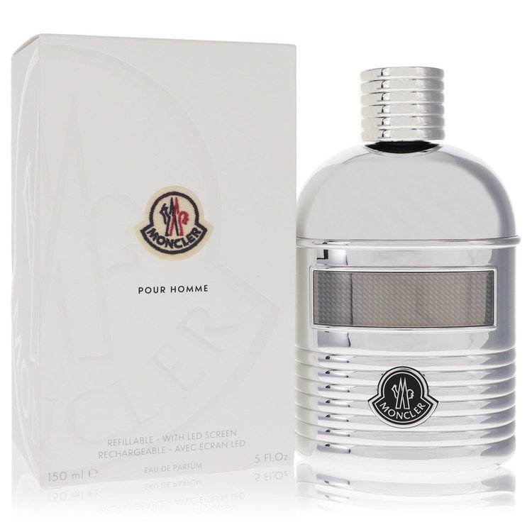 Moncler by Moncler Eau De Parfum Spray (многоразового использования + светодиодный экран), 5 унций для мужчин