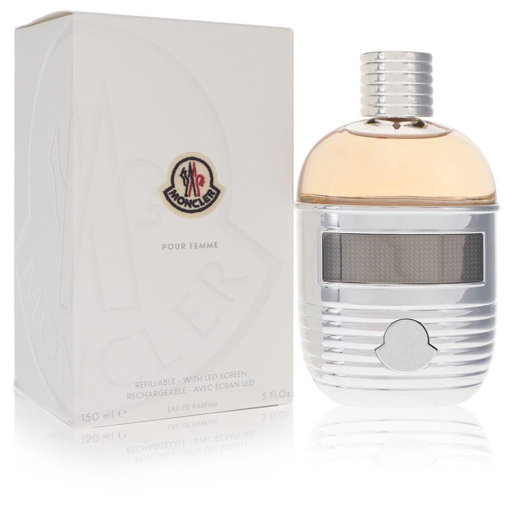 Moncler by Moncler Eau De Parfum Spray (многоразового использования + светодиодный экран) 5 унций для женщин