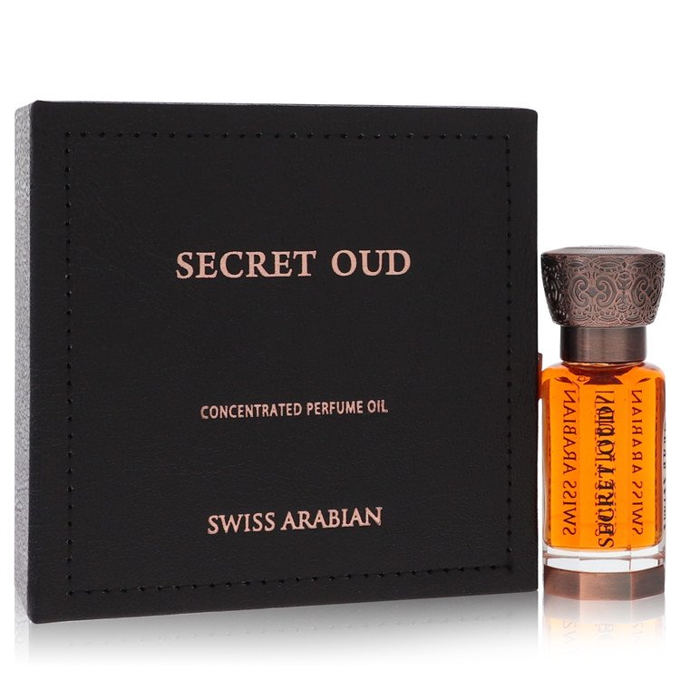 Swiss Arabian Secret Oud de Swiss Arabian Aceite de perfume concentrado (Unisex) .4 oz para hombres