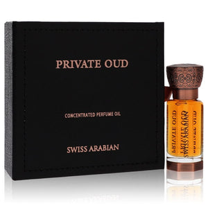 Swiss Arabian Private Oud de Swiss Arabian Aceite de perfume concentrado (Unisex) .4 oz para hombres