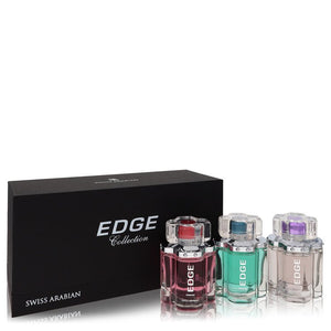 Edge Intense van Swiss Arabian Cadeauset - Edge 3,4 oz Eau De Parfum Spray voor Dames + Edge Intense 3,4 oz Eau De Parfum Spray voor Dames + Edge Intense 3,4 oz Eau De Toilette Spray voor Heren voor Dames