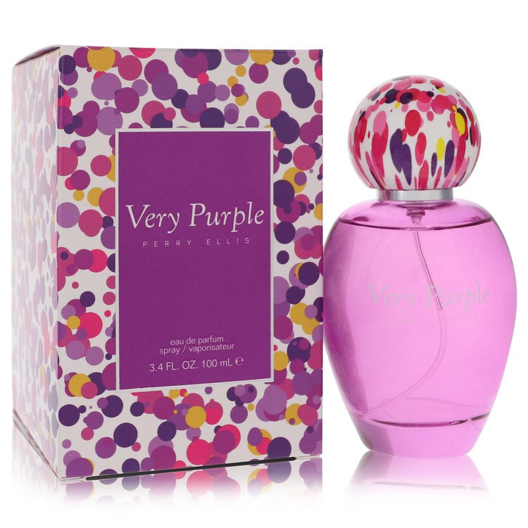 Perry Ellis Very Purple de Perry Ellis Eau De Parfum Spray 3.4 oz para mujer