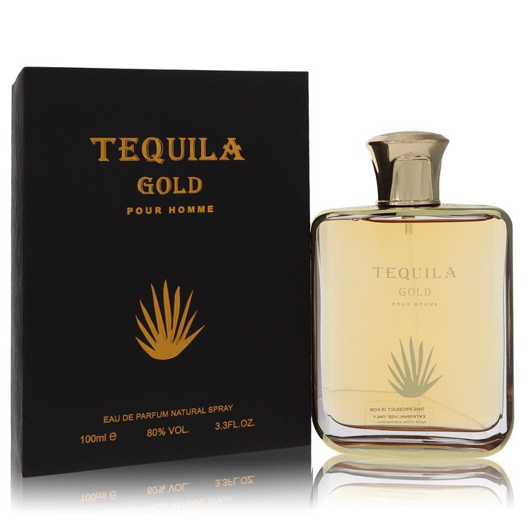 Tequila Pour Homme Gold von Tequila Perfumes Eau De Parfum Spray 3,3 oz für Herren