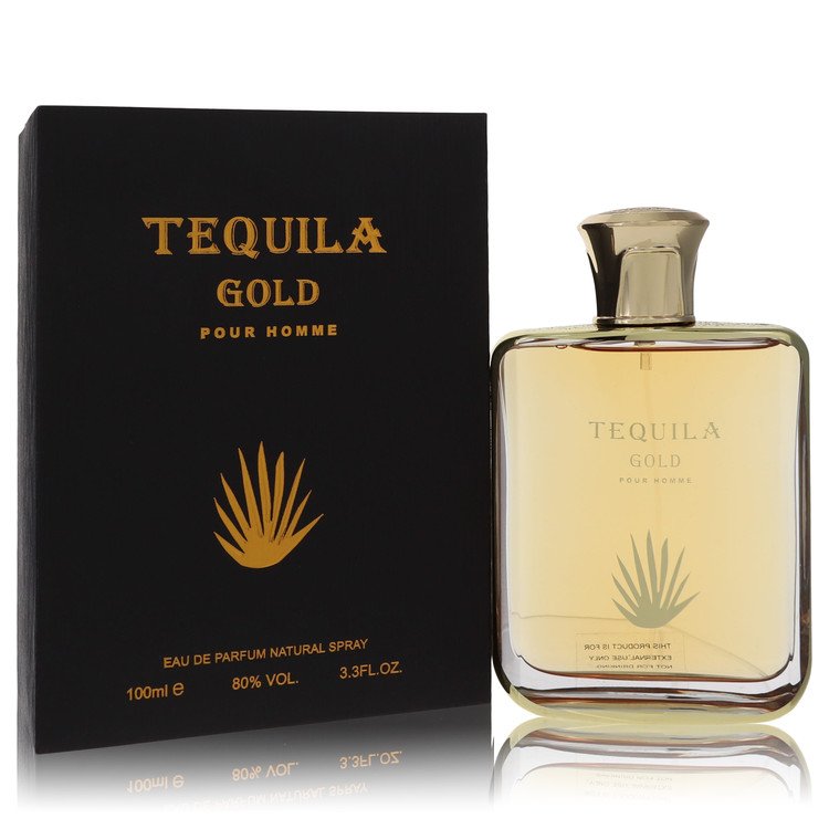 Tequila Pour Homme Gold от Tequila Perfumes Eau De Parfum Spray 3,3 унции для мужчин