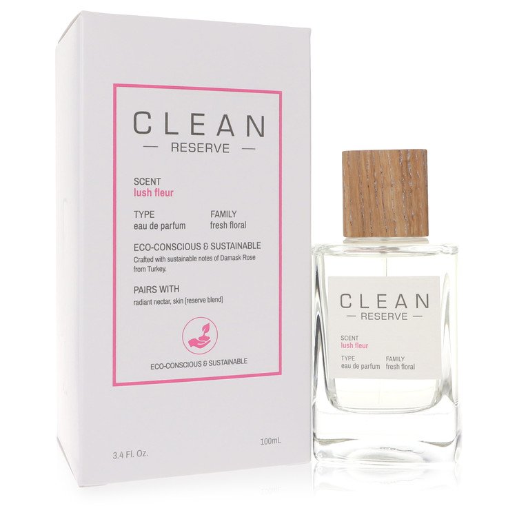 Clean Reserve Lush Fleur by Clean Eau De Parfum Spray 3,4 oz pentru femei