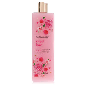 Bodycology Sweet Love de Bodycology Gel de baño y baño de burbujas 16 oz para mujeres