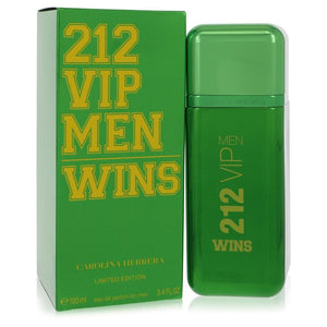 212 Vip Wins by Carolina Herrera Eau De Parfum Spray (Limited Edition) 3.4 oz for Men