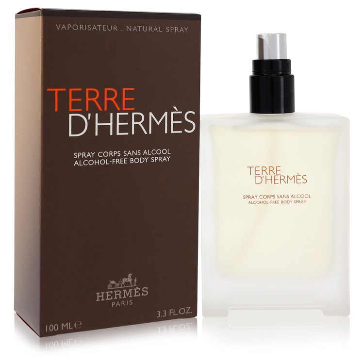 Спрей для тела Terre D'Hermes от Hermes (спирт, 3,3 унции для мужчин)