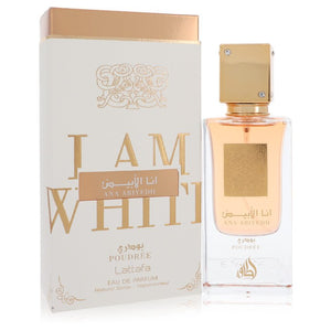 Ana Abiyedh I am White Poudree от Lattafa Eau De Parfum Spray для женщин 2 унции