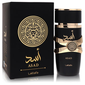 Lattafa Asad de Lattafa Eau De Parfum Spray (Unisex) 3.4 oz para mujeres