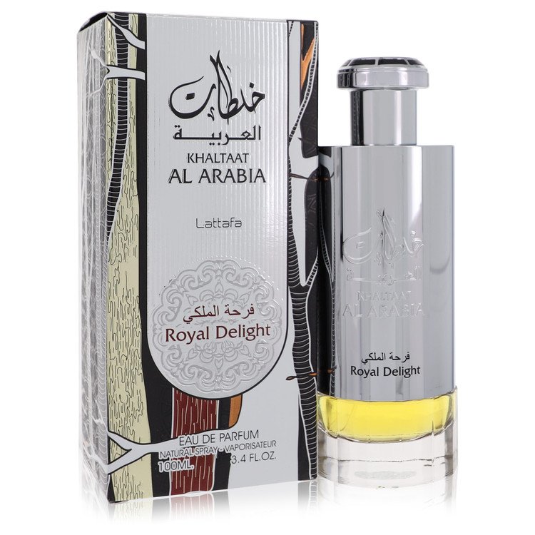 Khaltat Al Arabia Delight by Lattafa Eau De Parfum Spray (унісекс) 3,4 унції для жінок
