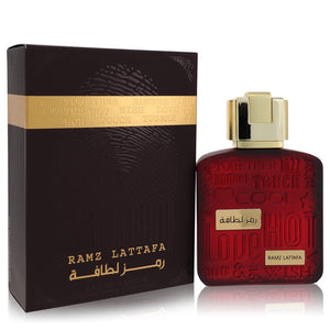 Ramz Lattafa Gold de Lattafa Eau De Parfum Spray (Unisex) 3.4 oz para mujeres