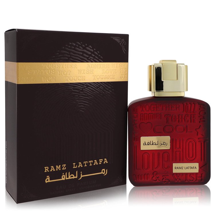 Ramz Lattafa Gold de Lattafa Eau De Parfum Spray (Unisex) 3.4 oz para mujeres