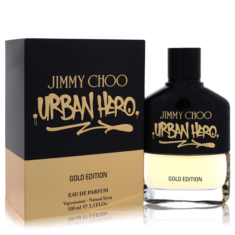 Jimmy Choo Urban Hero Gold Edition de Jimmy Choo Eau De Parfum Spray 3.3 oz para hombres