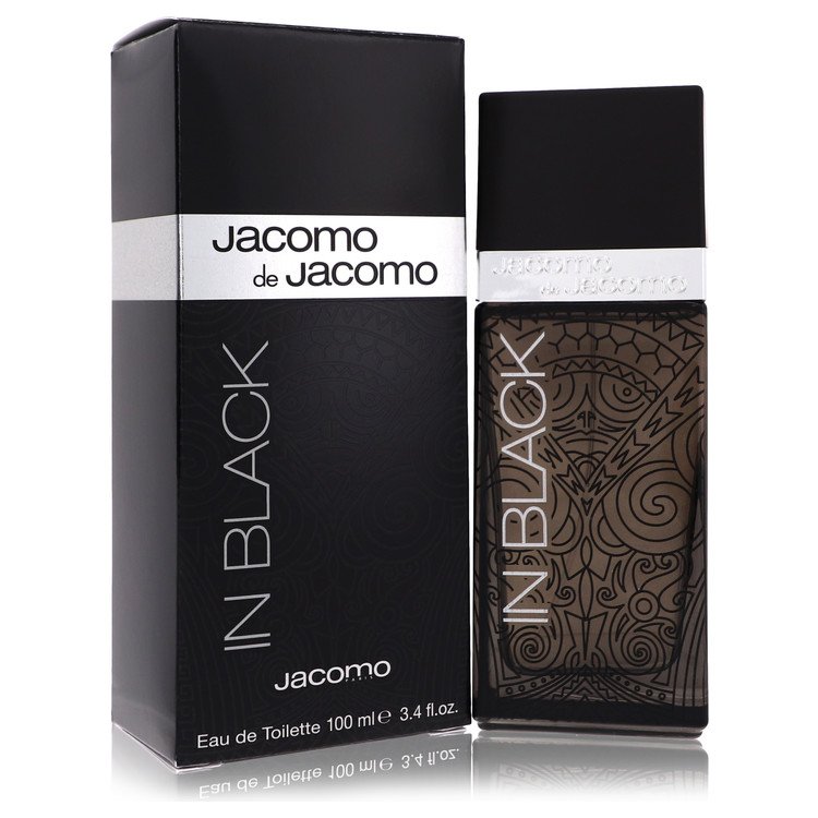 Jacomo De Jacomo In Black by Jacomo Eau De Toilette Spray 3.4 oz for Men