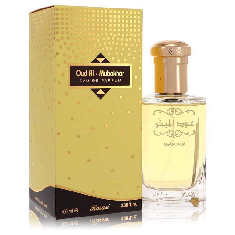 Rasasi Oud Al Mubakhar by Rasasi Eau De Parfum Spray (Unisex) 3.3 oz for Women