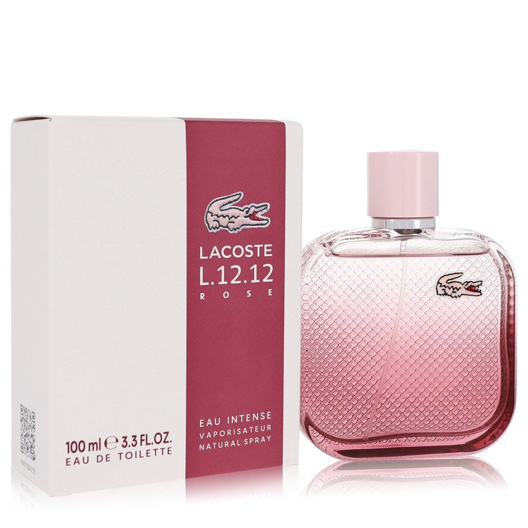 Lacoste Eau De Lacoste L.12.12 Rose Eau Intense de Lacoste Eau De Toilette Spray 3.3 oz para Mujeres
