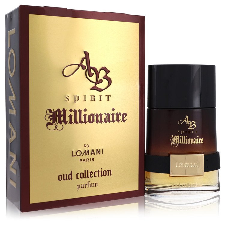 Spirit Millionaire Oud Collection by Lomani Eau De Parfum Spray 3.3 oz para Homem