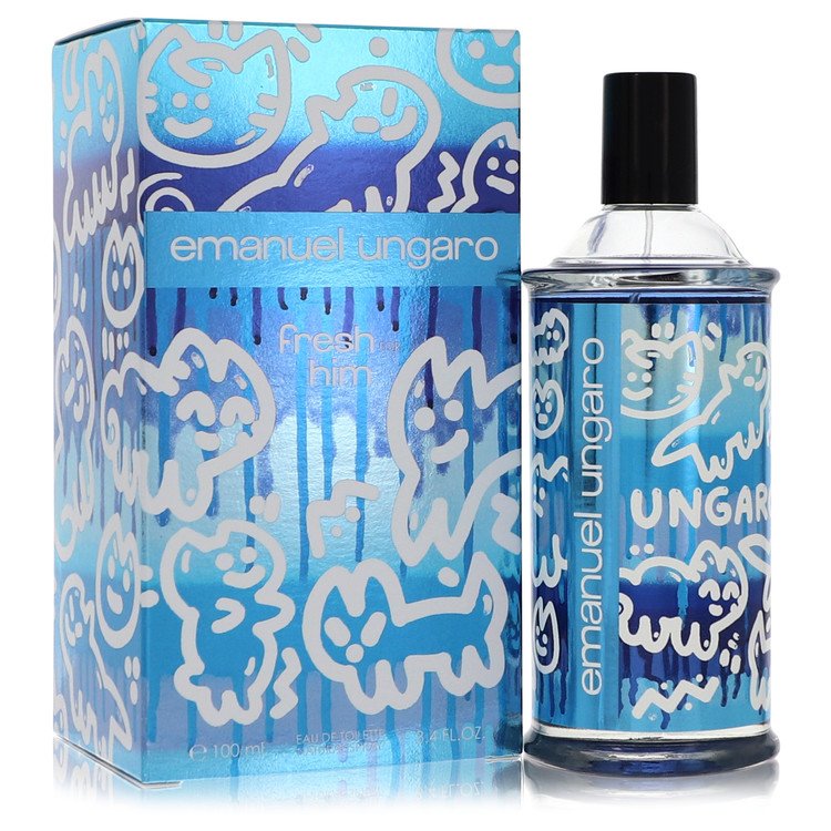 Emanuel Ungaro Fresh For Him by Ungaro Eau De Toilette Spray 3.4 oz for Men