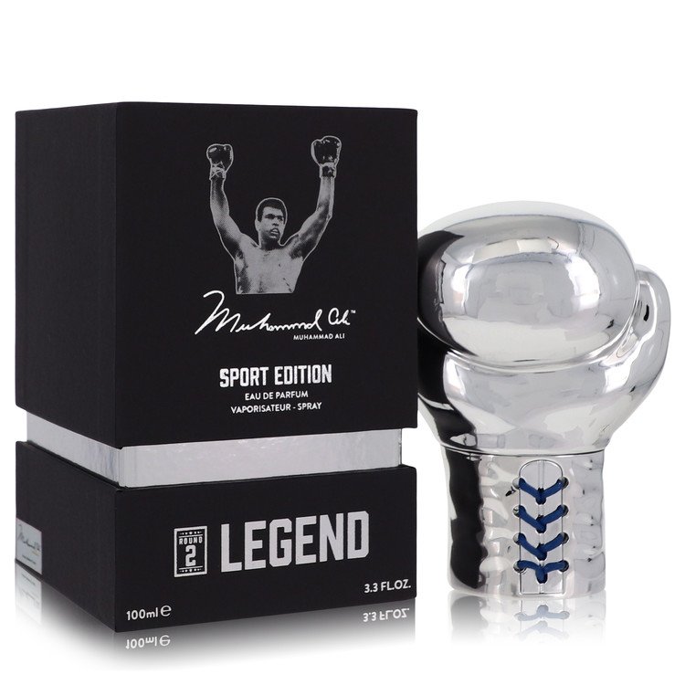 Muhammad Ali Legend Round 2 by Muhammad Ali Eau De Parfum Spray (Edição Sport) 3.3 oz para Homem