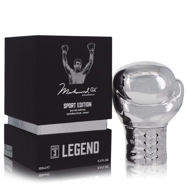 Muhammad Ali Legend Round 3 de Muhammad Ali Eau De Parfum Spray (edición deportiva) 3.3 oz para hombres