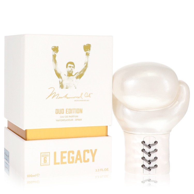 Muhammad Ali Legacy Round 6 de Muhammad Ali Eau De Parfum Spray (Edición Oud) 3.3 oz para hombres