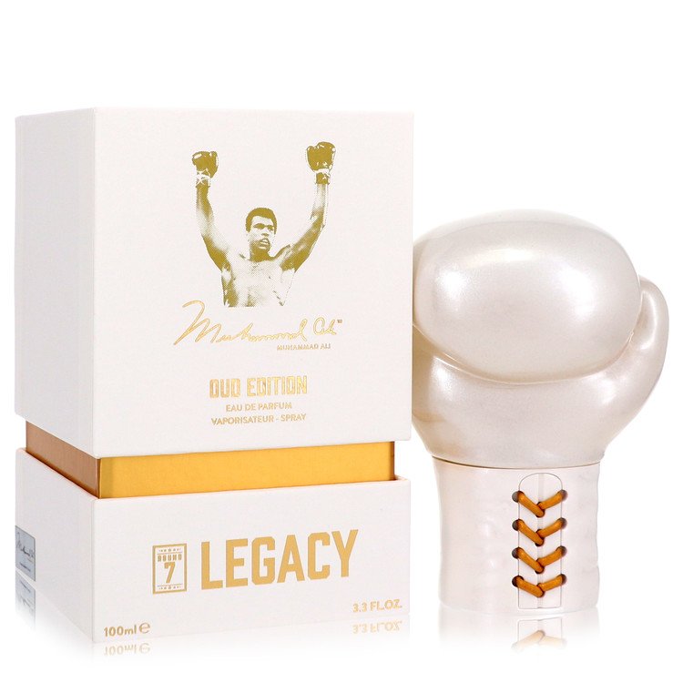 Muhammad Ali Legacy Round 7 de Muhammad Ali Eau De Parfum Spray (Edición Oud) 3.3 oz para hombres