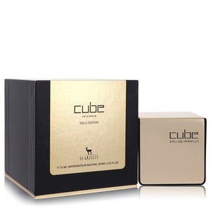 Le Gazelle Cube Gold Edition de Le Gazelle Eau De Parfum Spray 2.53 oz para hombres