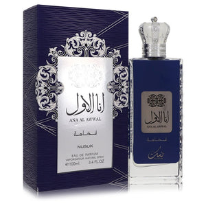 Ana Al Awwal Blue van Nusuk Eau De Parfum Spray 3,4 oz voor mannen