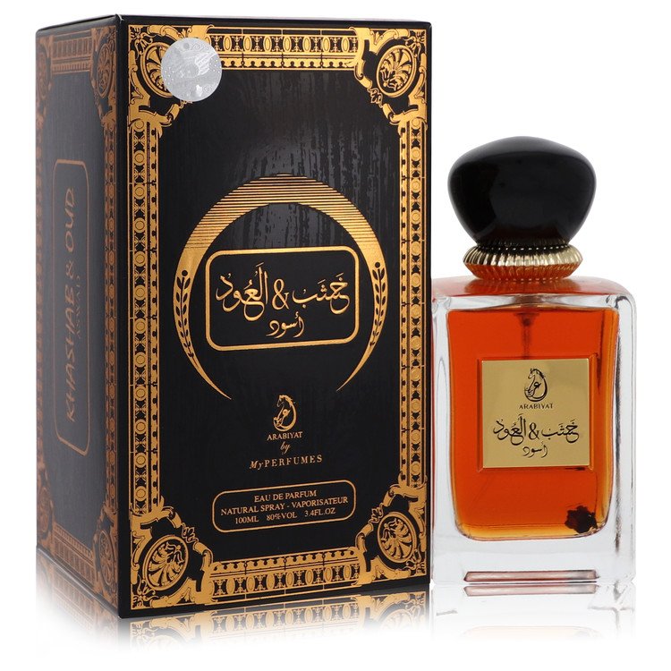 Arabiyat Khashab & Oud Aswad da My Perfumes Eau De Parfum Spray (unissex) 3,4 onças para homens